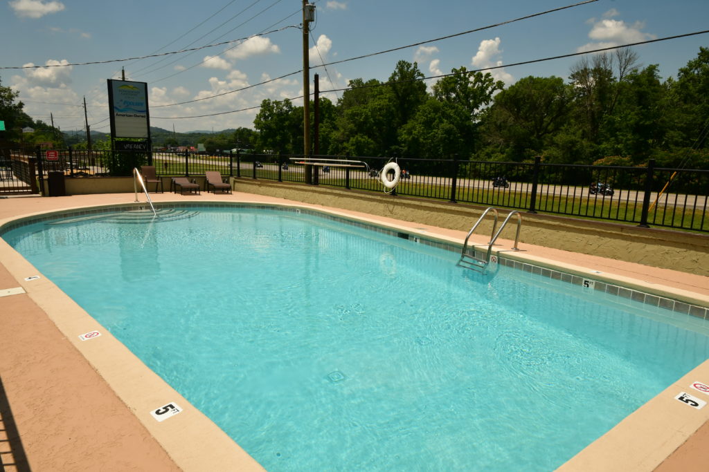 outdoor pool at Townsend hotel